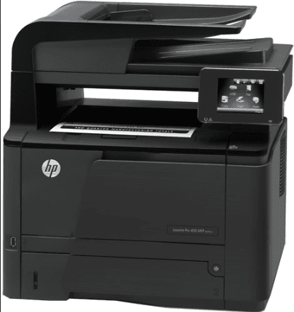 HP LaserJet Pro 400 MFP printer